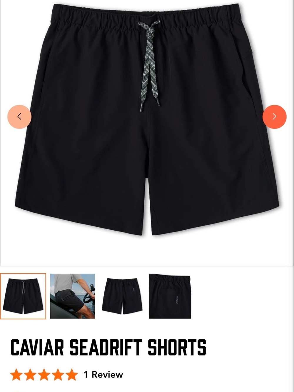 GameGuard Seadrift Men’s Shorts — Black